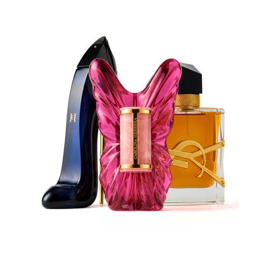 3 smaržu komplekts | Carolina Herrera Good Girl + Carolina Herrera La Bomba + Yves Saint Laurent Libre Intense 100 ml
