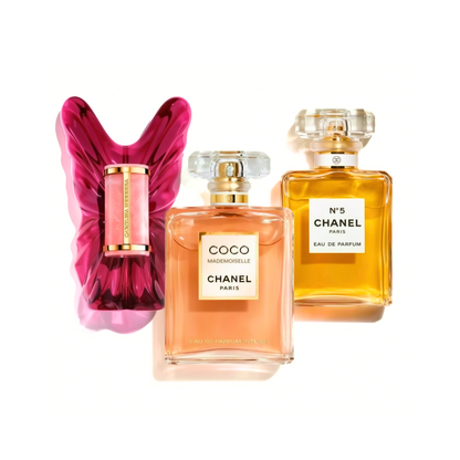 3 smaržu komplekts | Carolina Herrera La Bomba, COCO MADEMOISELLE, Chanel Nº5 100 ml