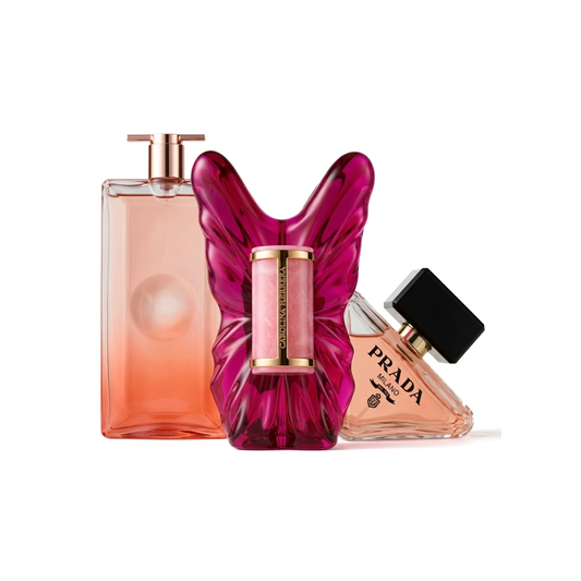 3 smaržu komplekts | Idôle no Lancôme, Carolina Herrera La Bomba, Prada Prada PARADOXE 100 ml