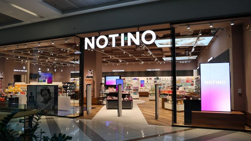 Notino veikals akcijas laikā