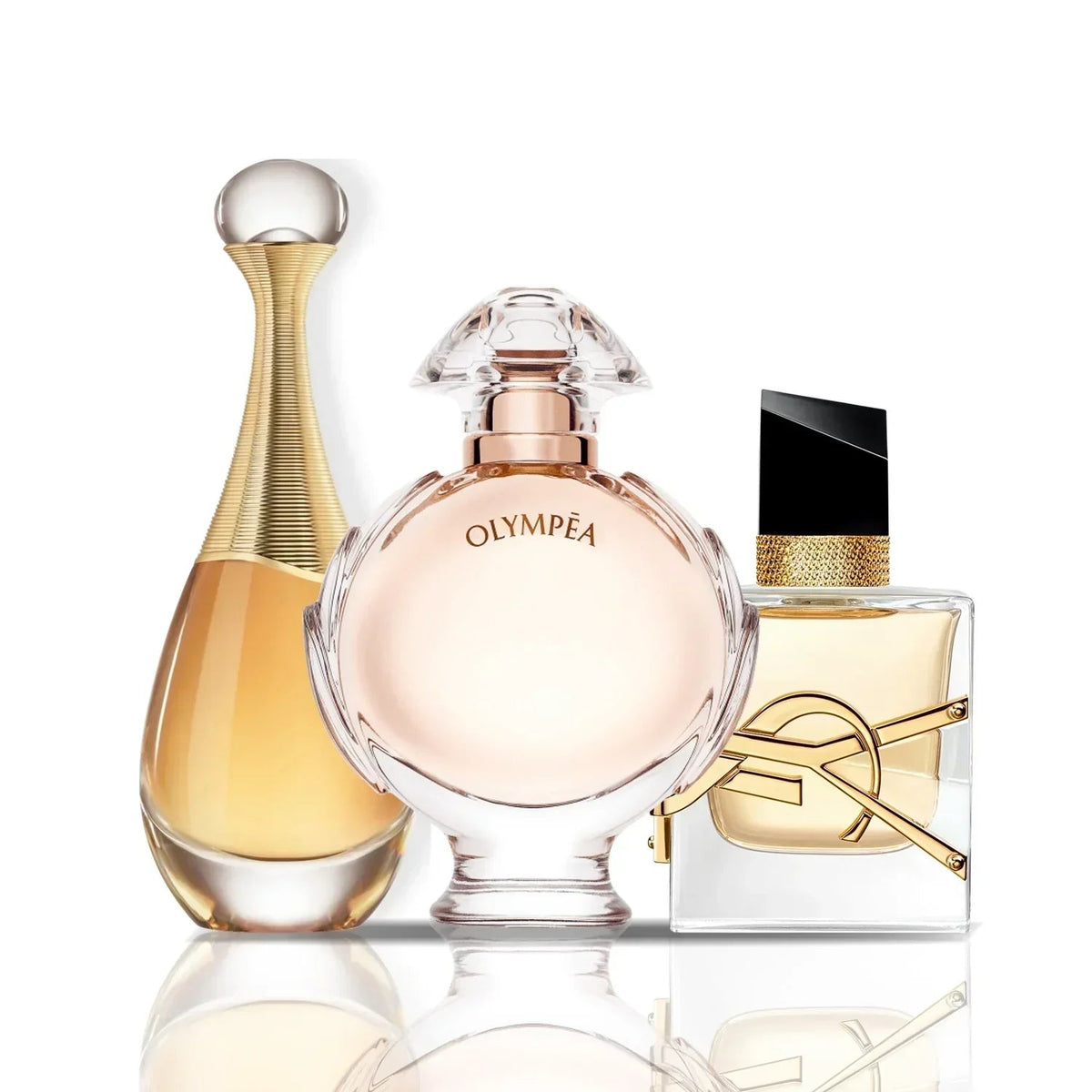 3 smaržu komplekts | J'Adore Dior + Olympea + Yves Saint Laurent Libre